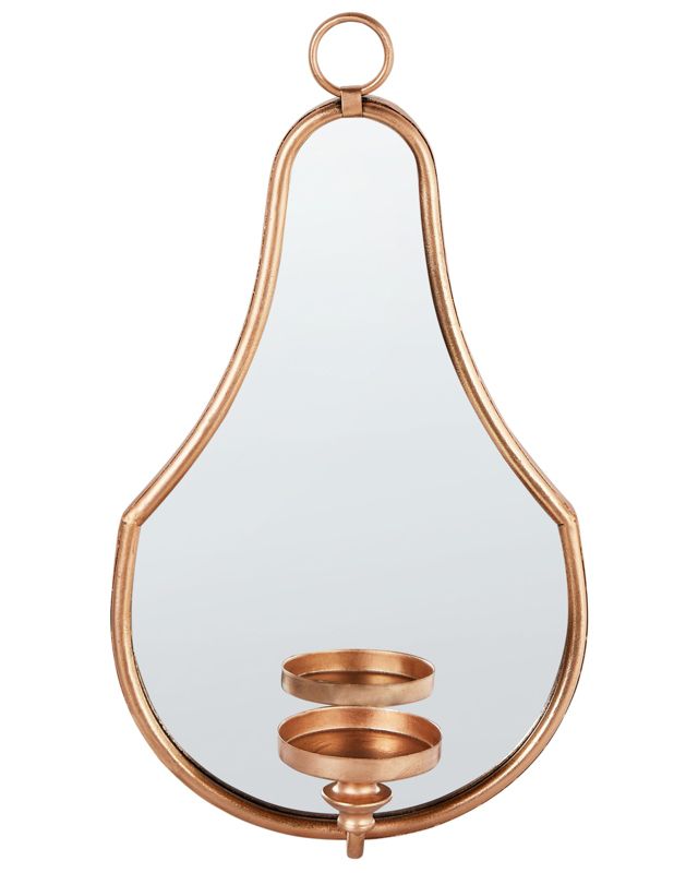Hængende lysestage Bazarnes metal 45 cm gylden 1 stk.