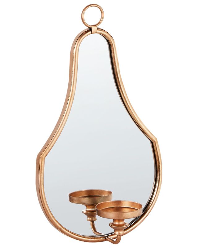 Hængende lysestage Bazarnes metal 45 cm gylden 1 stk.