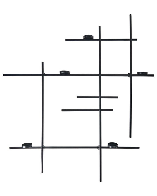 Hængende lysestage Porto 74 cm sort 1 stk.