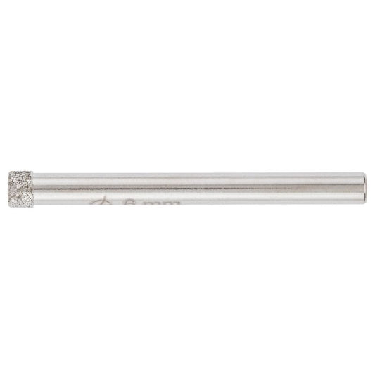 Diamantbor GRAPHITE 6 mm til fliser, granit og marmor, 1 stk.