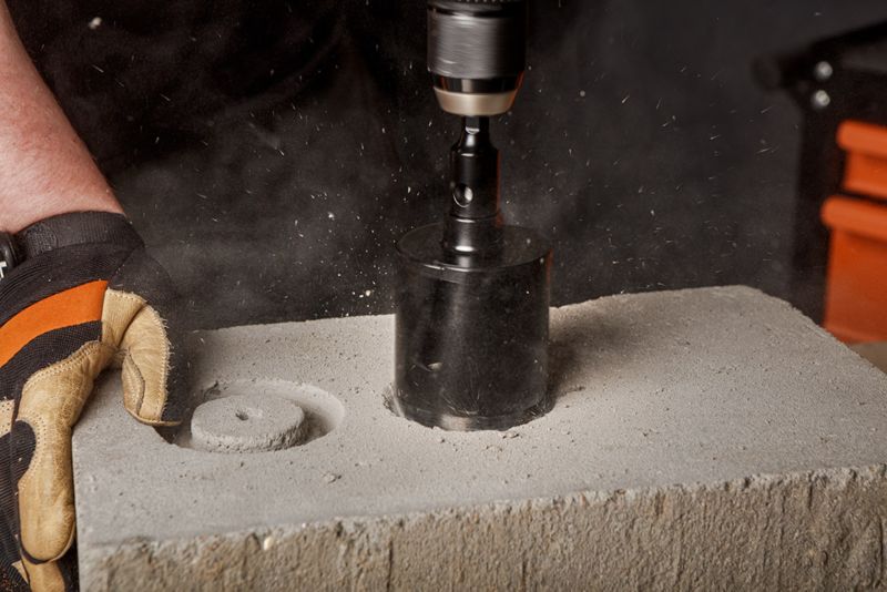 Pilotbor til diamantkerneboremaskiner GRAPHITE 6,5 x 10 mm med SDS Plus-fæste, 1 stk.