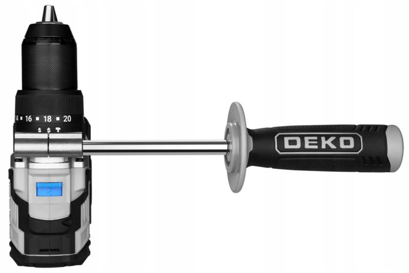 DEKO slagboremaskine og skruemaskine uden kul 120 Nm 20V, 1 stk.