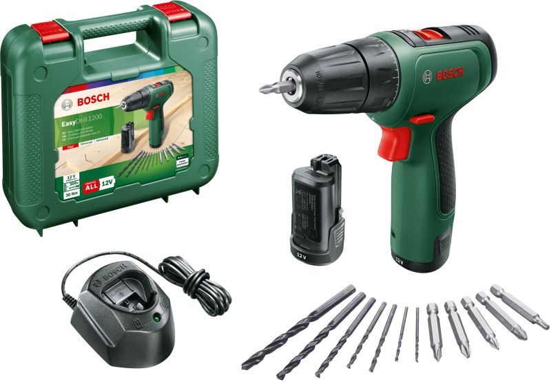 Bosch Easydrill 1200 akku-boremaskine og skruemaskine