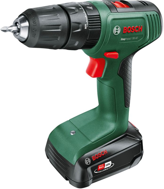 Bosch EasyImpact 18 V - 40 akku-boremaskine og skruemaskine