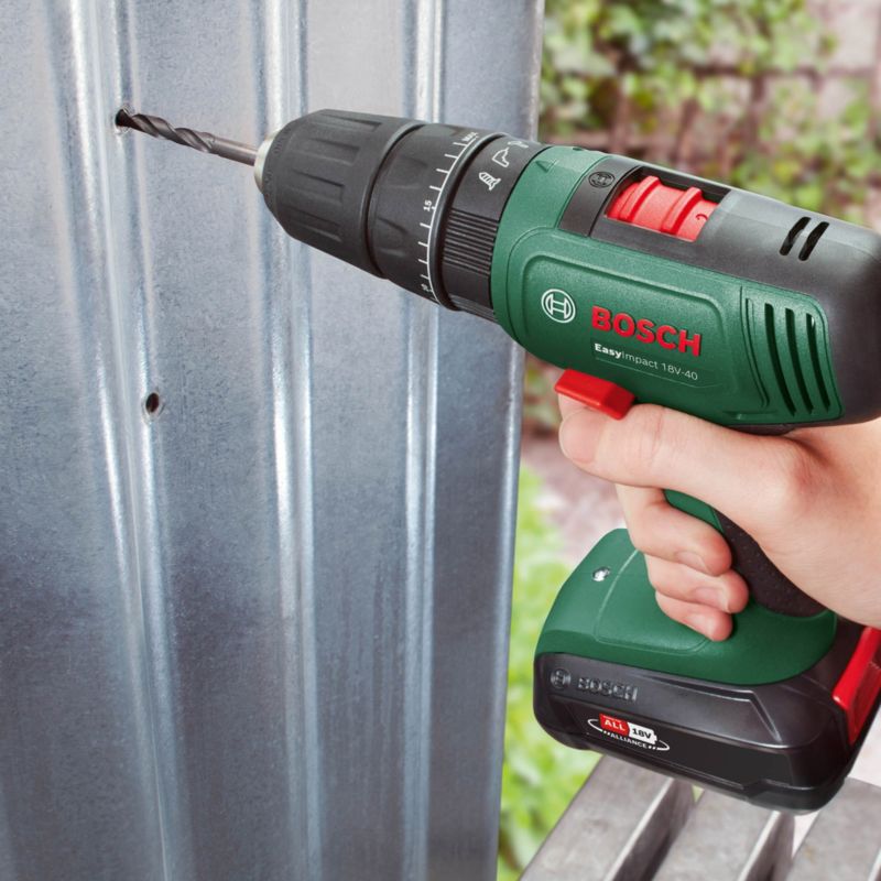 Bosch EasyImpact 18 V - 40 akku-boremaskine og skruemaskine