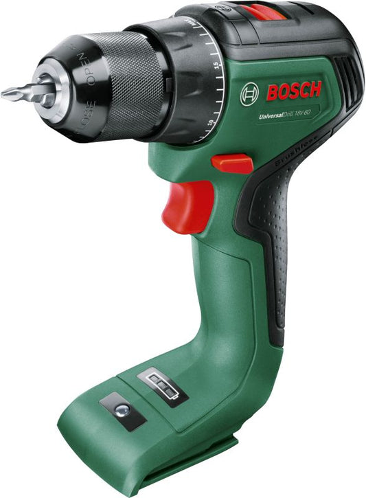 Bosch UniversalDrill 18 V - 60 akku-boremaskine uden batteri