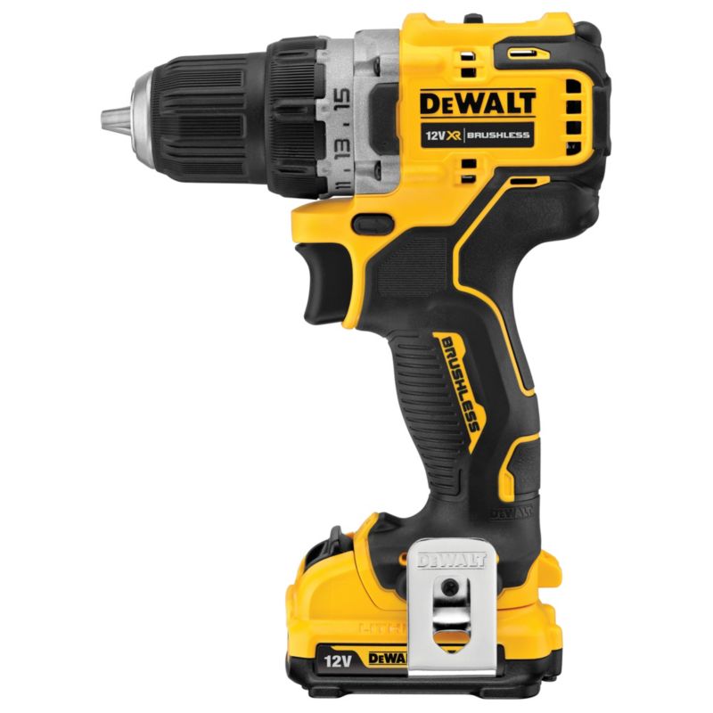 DeWalt 12 V XR 2 x 2 Ah bore- og skruemaskine