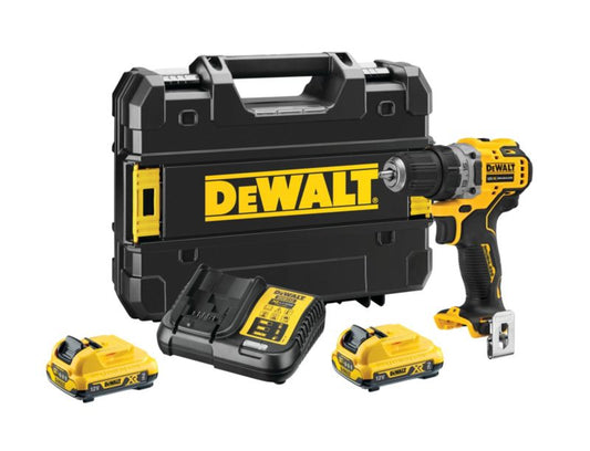 DeWalt 12 V XR 2 x 2 Ah bore- og skruemaskine