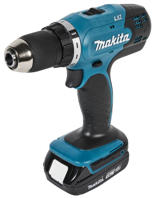 Makita LXT 18 V akku-boremaskine og skruemaskine med 1 x 1,5 Ah batteri