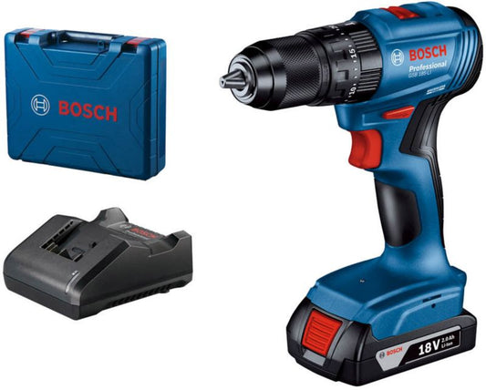 Bosch GSB 185-Li slagboremaskine og skruemaskine med batteri 1 x 2,0 Ah