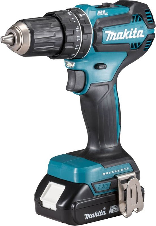Makita DHP485 18 V slagboremaskine og skruemaskine med batteri