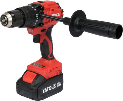 Yato 18 V slagboremaskine og skruemaskine 120 Nm med 2 x 4 Ah batterier