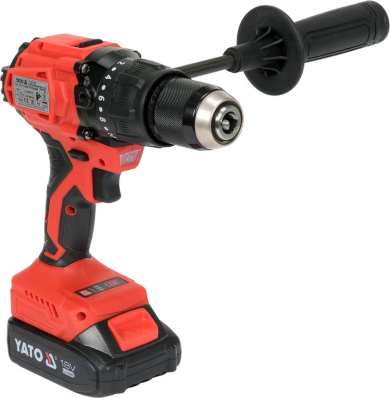 Yato 18 V slagboremaskine og skruemaskine 120 Nm med 2 x 4 Ah batterier