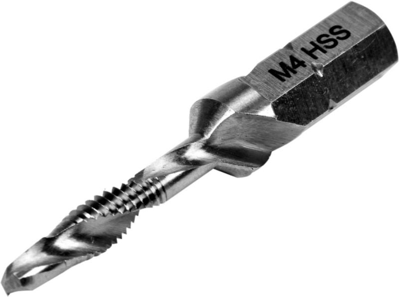 Bor- og gevindskæresæt til metal Yato M4 hex