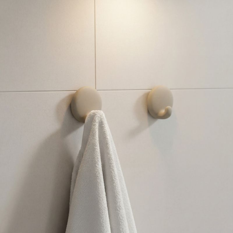 Keramisk Håndklædekrog Diani Taupe 30 mm | 3663602675488