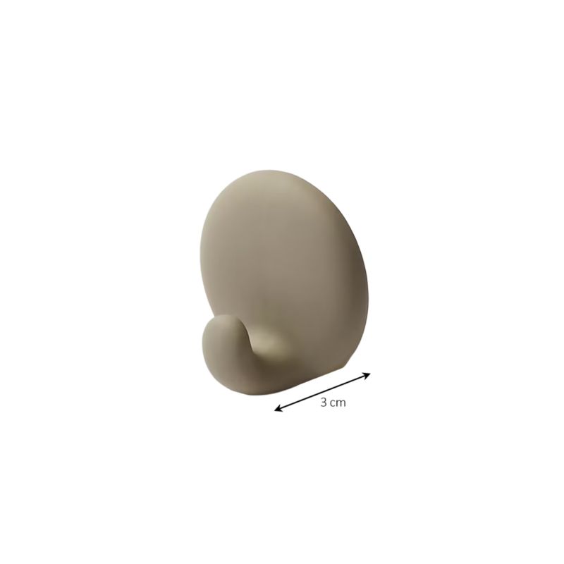 Keramisk Håndklædekrog Diani Taupe 30 mm | 3663602675488