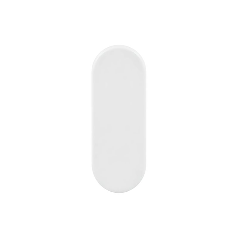 Vægkrog i Zinklegering Mat Hvid 27x30x71 mm