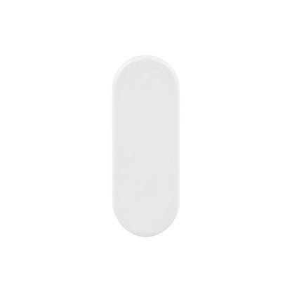 Vægkrog i Zinklegering Mat Hvid 27x30x71 mm