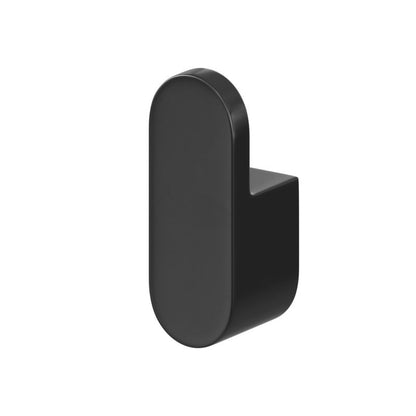 Vægkrog i Zinklegering Sort Mat 7,1 x 2,7 x 3 cm