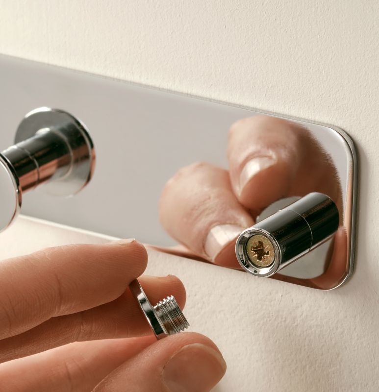 GoodHome Koros dobbelthåndklædeholder i krom