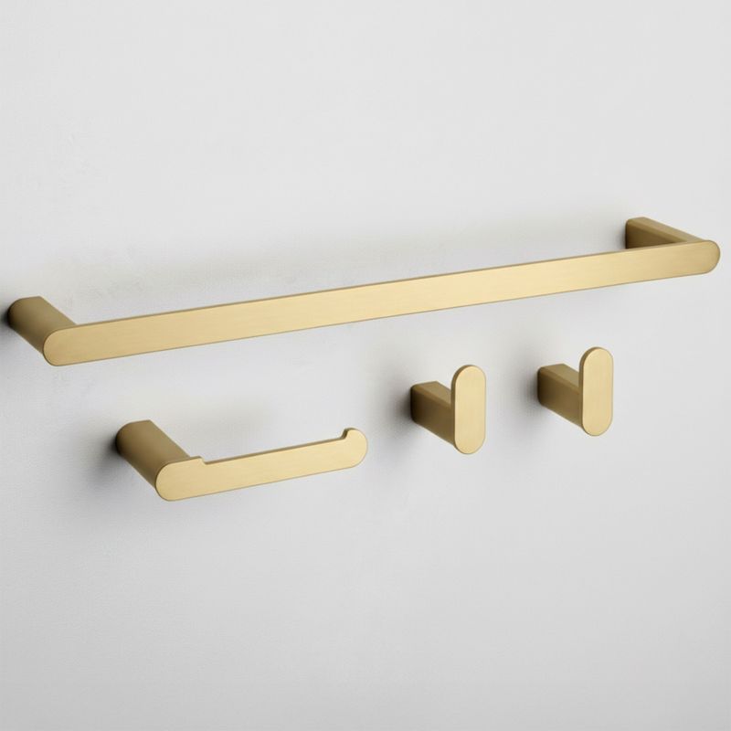 Håndklædeholder Mati 60x6,8x3 cm Børstet Guld | 5906366016462