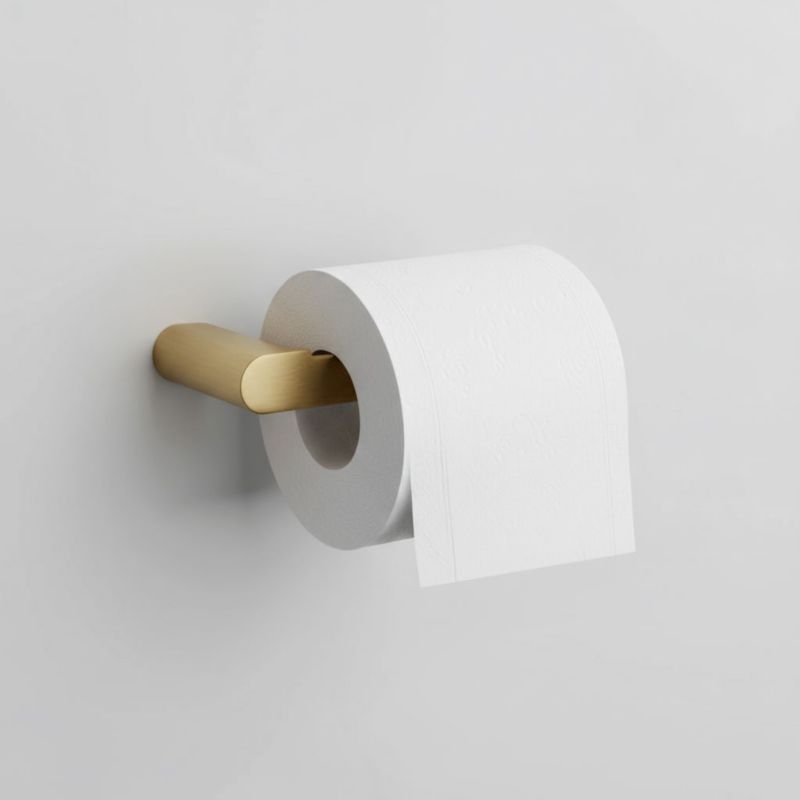Håndklædeholder Mati 60x6,8x3 cm Børstet Guld | 5906366016462