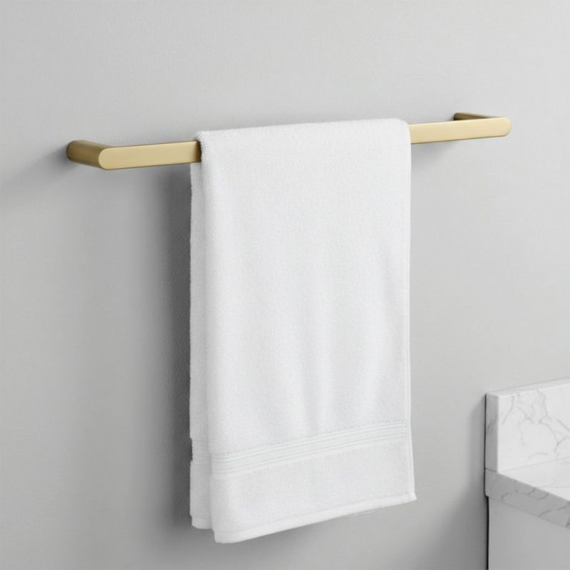 Håndklædeholder Mati 60x6,8x3 cm Børstet Guld | 5906366016462