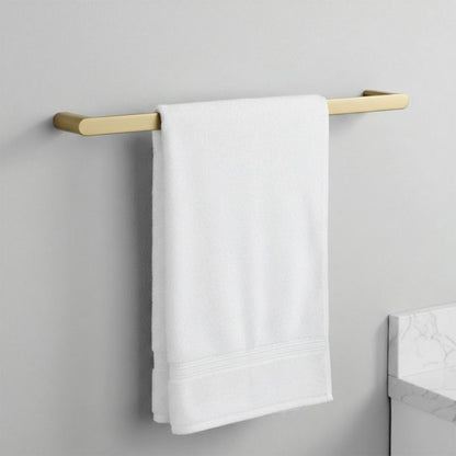 Håndklædeholder Mati 60x6,8x3 cm Børstet Guld | 5906366016462