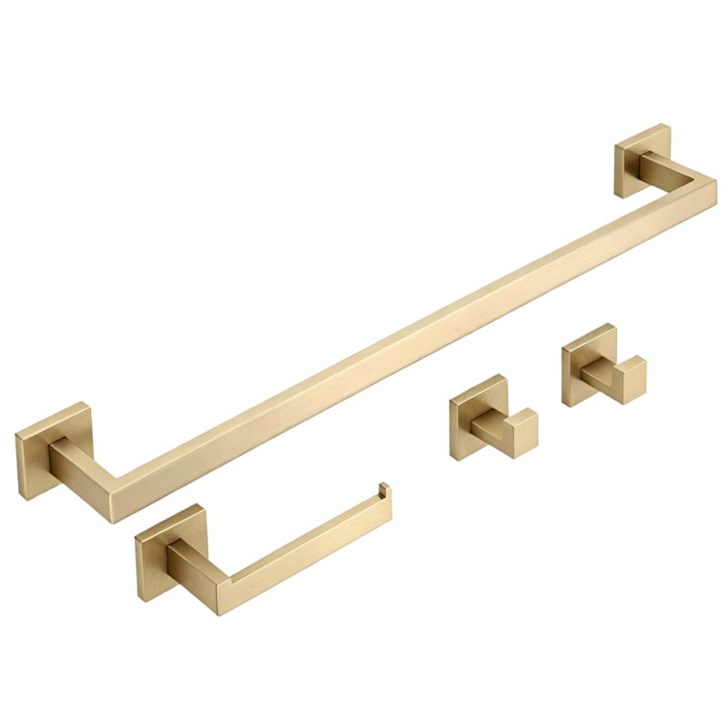 Håndklædeholder RIO 57x8,5x5 cm Børstet Guld | 5906366016547
