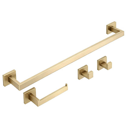 Håndklædeholder RIO 57x8,5x5 cm Børstet Guld | 5906366016547