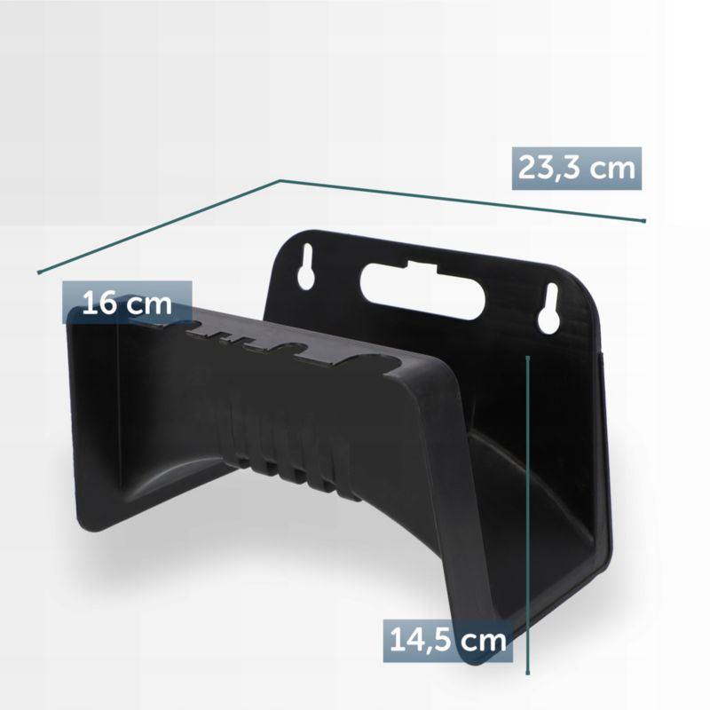 KADAX Vægholder til Havevandslange med Vægopruller