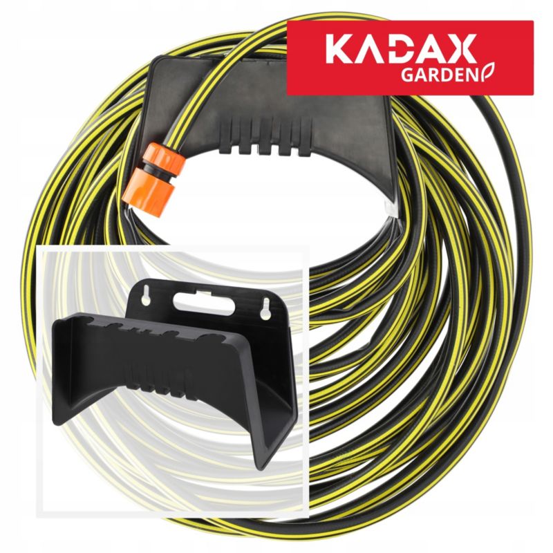 KADAX Vægholder til Havevandslange med Vægopruller