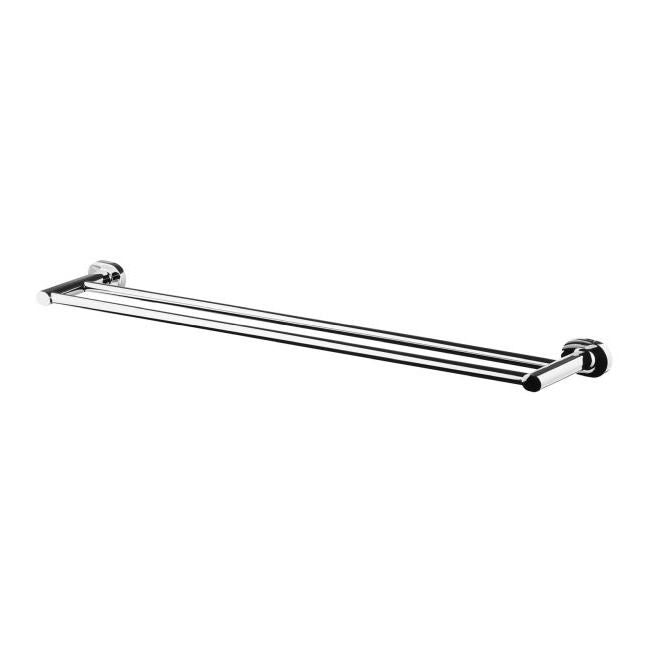 Dobbelt Håndklædeholder 60 cm Krom