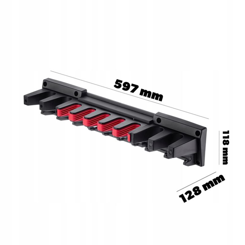 Værktøjsholder KADAX Bøjle til kost og rive 60 cm