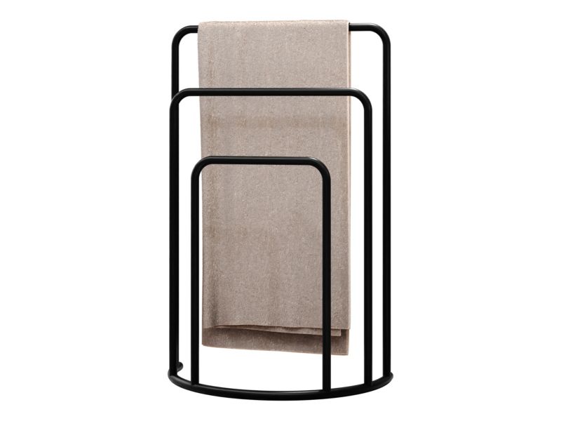 Håndklædeholder Lebina 50x75x24 cm Sort