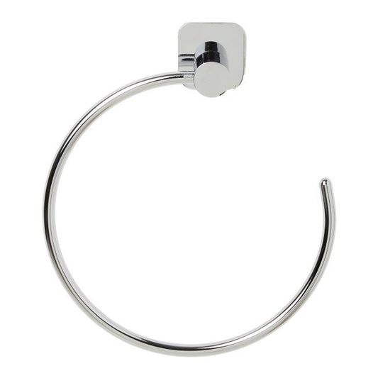 GoodHome Koros oval håndklædeholder i krom
