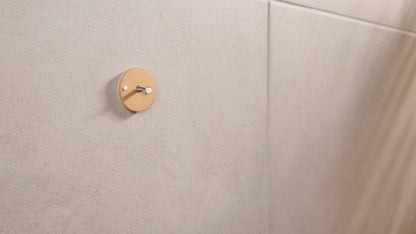 Tesa Moon håndklædeholder i mat sort uden boring