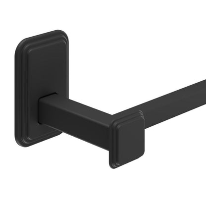 Håndklædestang Teesta 40 cm Sort Rustfrit Stål