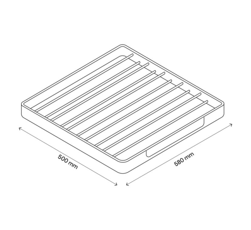 Bukseophæng til korpus 58 x 50 cm GoodHome Atomia