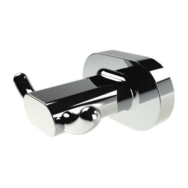 Dobbelt Håndklædekrog Go 6,4x5,5x3,3 cm Krom | 5901487070225