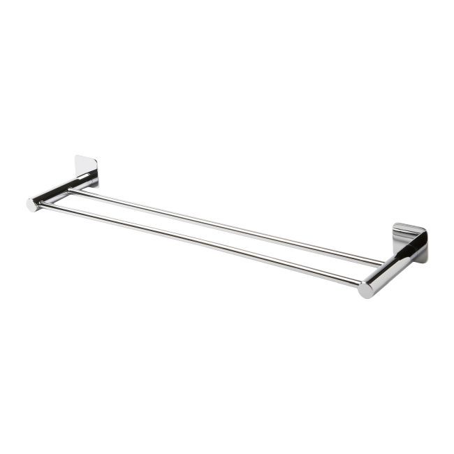 GoodHome Koros dobbelthåndklædeholder 60 cm krom