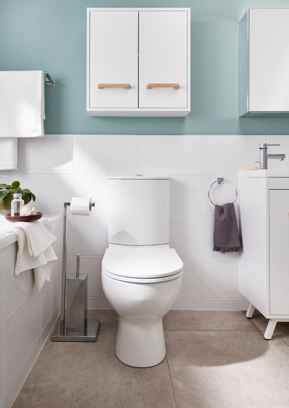 GoodHome Koros dobbelthåndklædeholder 60 cm krom