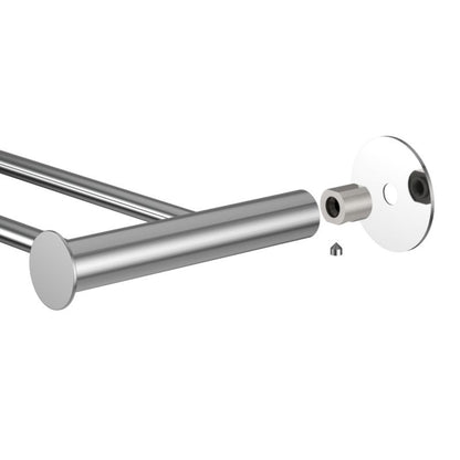 Dobbelt Håndklædeholder 65 cm Rustfrit Stål Krom