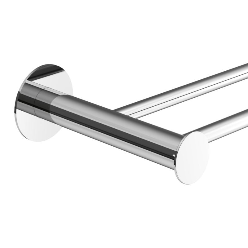 Dobbelt Håndklædeholder 65 cm Rustfrit Stål Krom