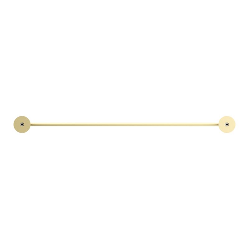 Dobbelt Håndklædeholder 60 cm Børstet Messing Rustfrit Stål