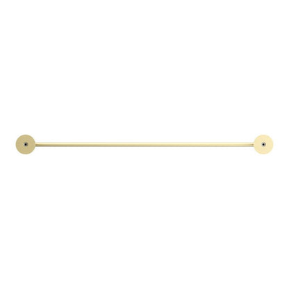 Dobbelt Håndklædeholder 60 cm Børstet Messing Rustfrit Stål