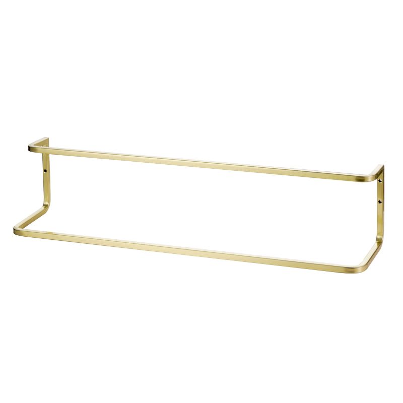 Dobbelt Håndklædeholder 60 cm Børstet Messing Rustfrit Stål