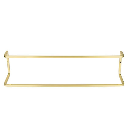 Dobbelt Håndklædeholder 60 cm Børstet Messing Rustfrit Stål