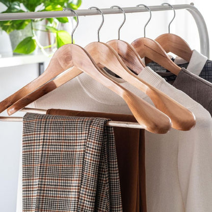 KADAX træbøjler til tøj sæt med 3 stk. til garderobe