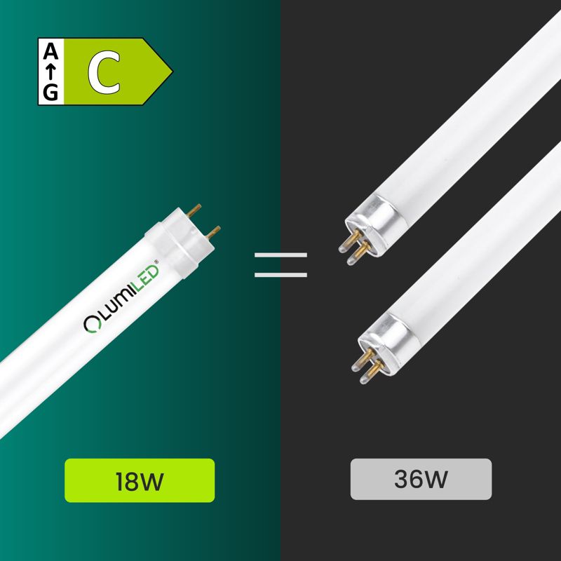 LED Rør Lumiled G13 T8 18W 2880lm 6500K 120cm 160lm/W 1 stk.